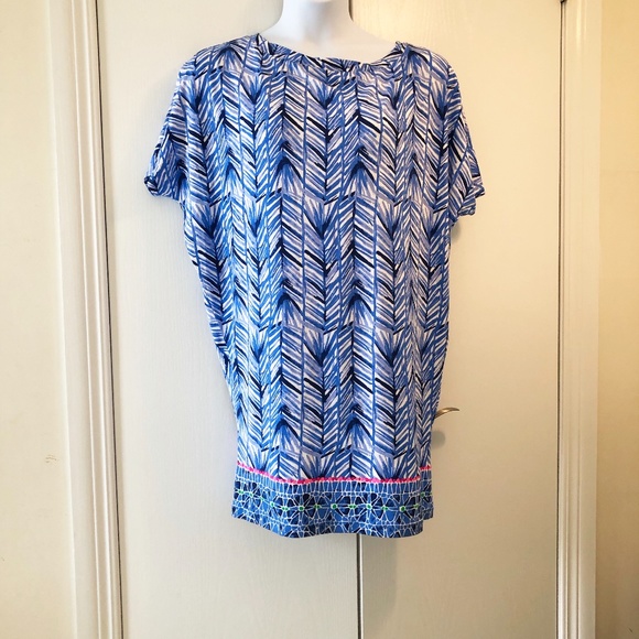 NWT Lilly Pulitzer Style Name: Lowe Dress Colour: Lapis Blue Size: Large - Picture 8 of 14